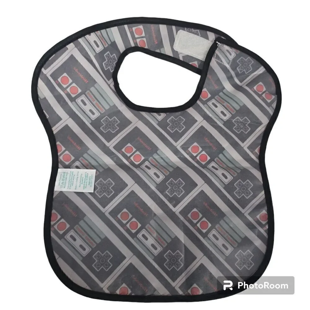 Nintendo Bumkins‎ Baby Superbib  NES Gameboy Waterproof Bibs Pack Of 2 Gamer